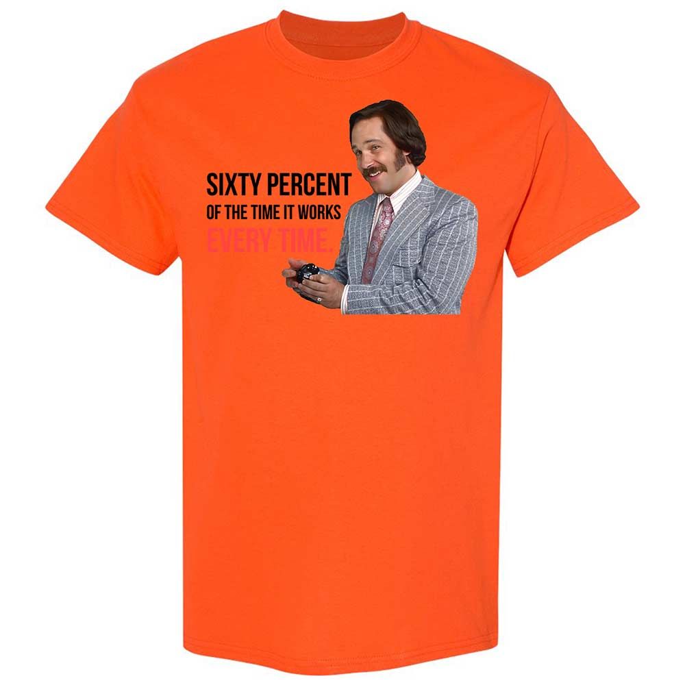 Classic Unisex T-Shirt - KXUPPS97 - Orange - 14