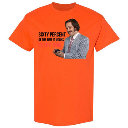 Classic Unisex T-Shirt - KXUPPS97 - Orange - 14