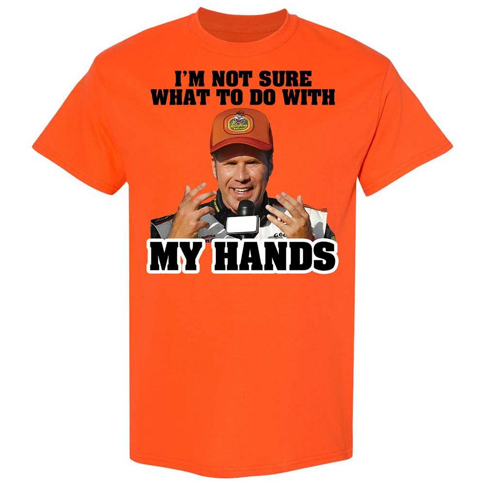 I'm Not Sure What To Do With My Hands - Orange - 14