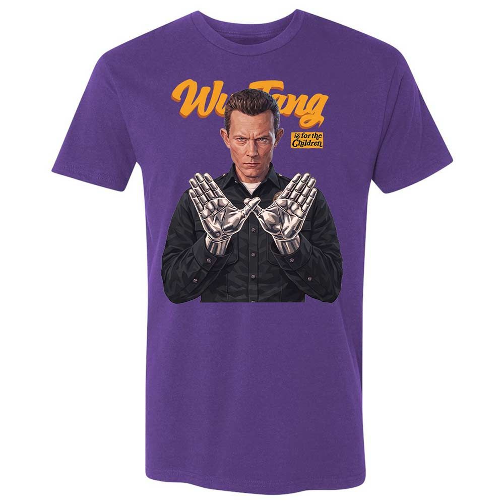 Premium Unisex T-Shirt - Black - Purple Rush - 14