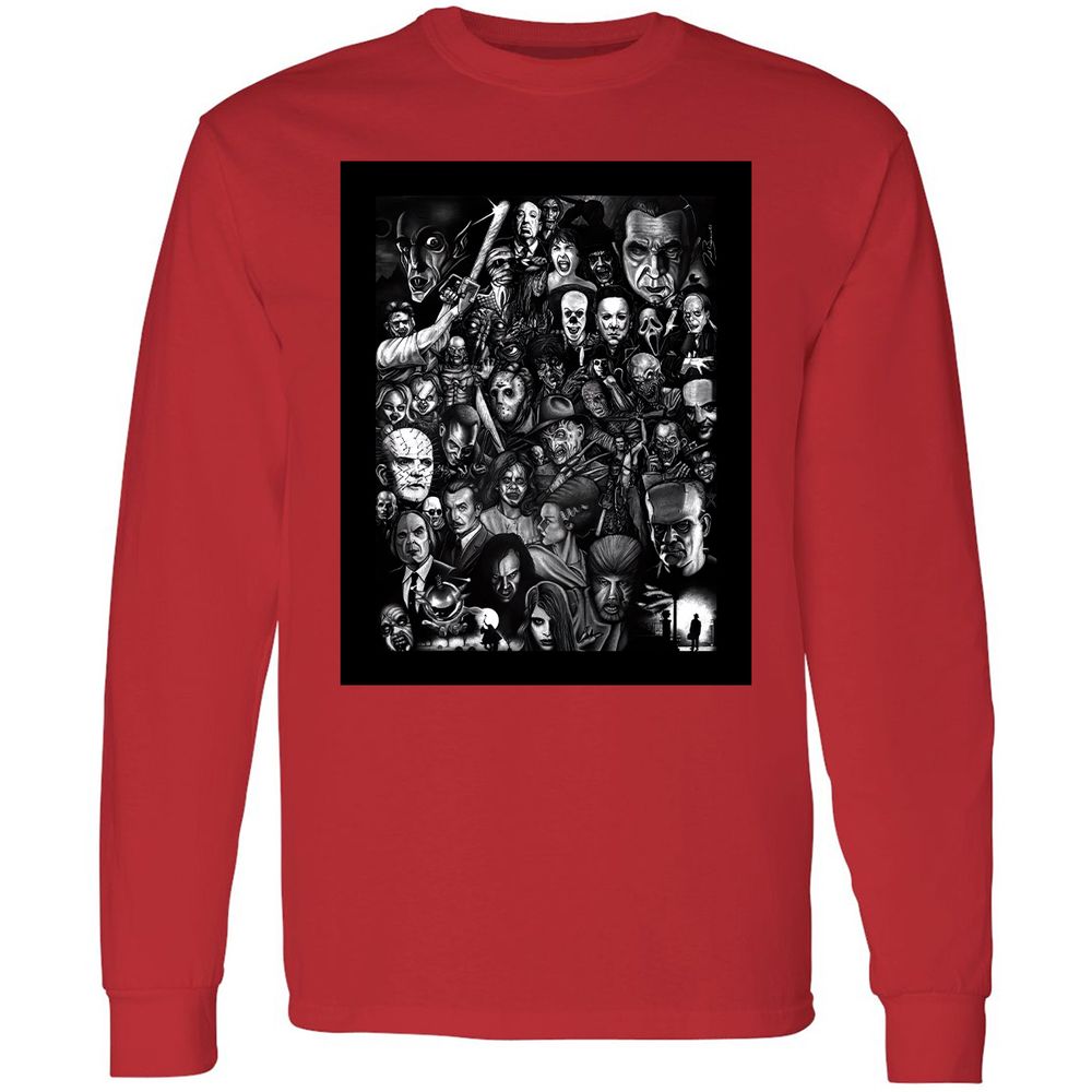 Long Sleeve T-Shirt - HPSJUGFW - Red - 14