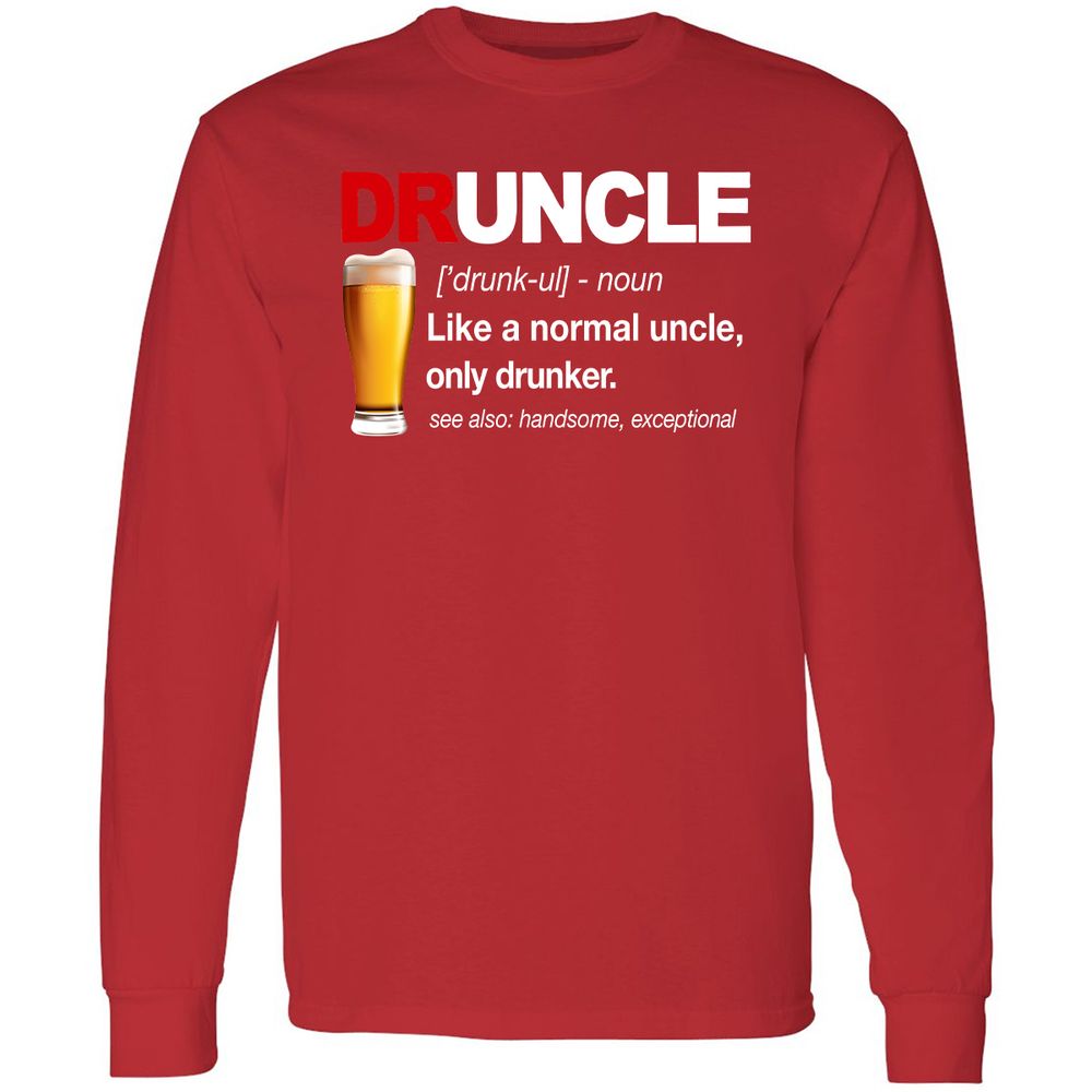 Long Sleeve T-Shirt - TB25TGWJ - Red - 14