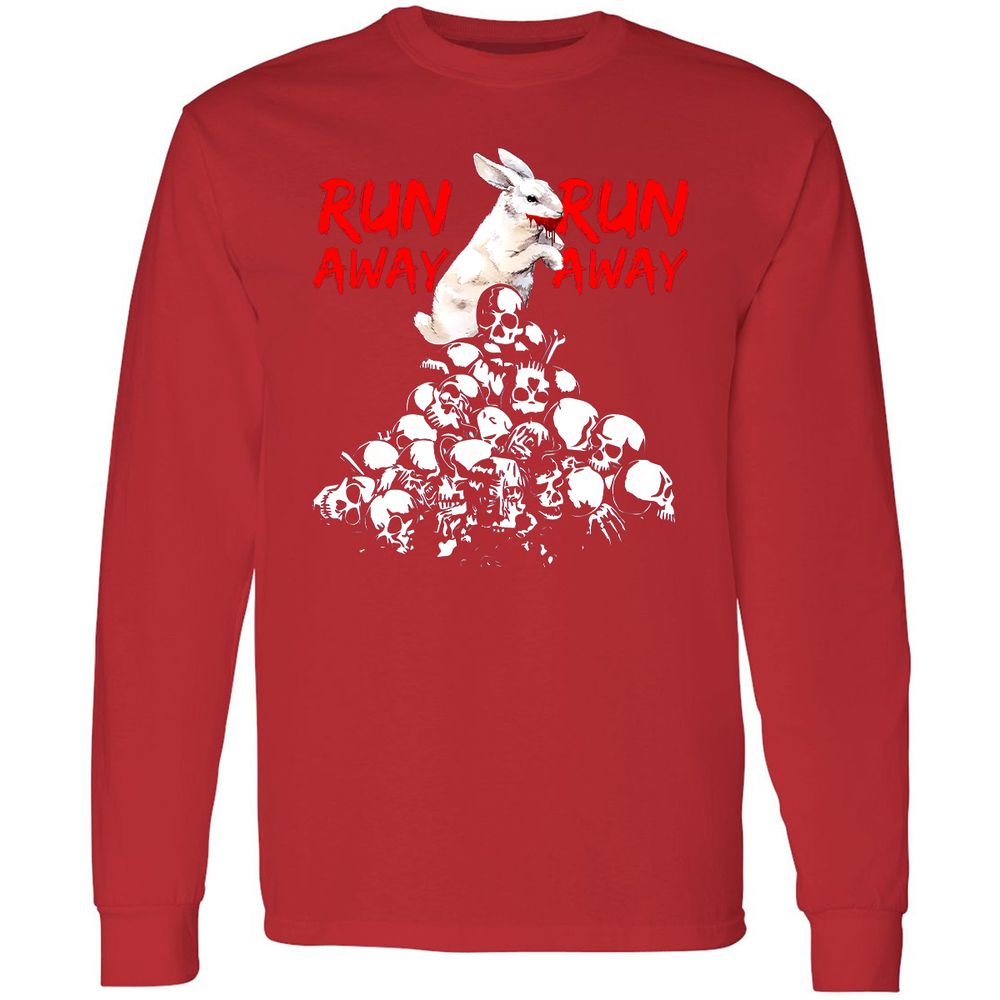 Long Sleeve T-Shirt - 5YE7F2YJ - Red - 14