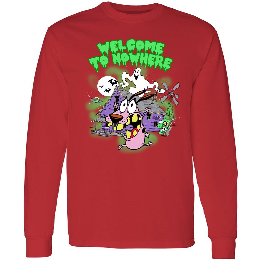 Long Sleeve T-Shirt - QPBWX1MY - Red - 14