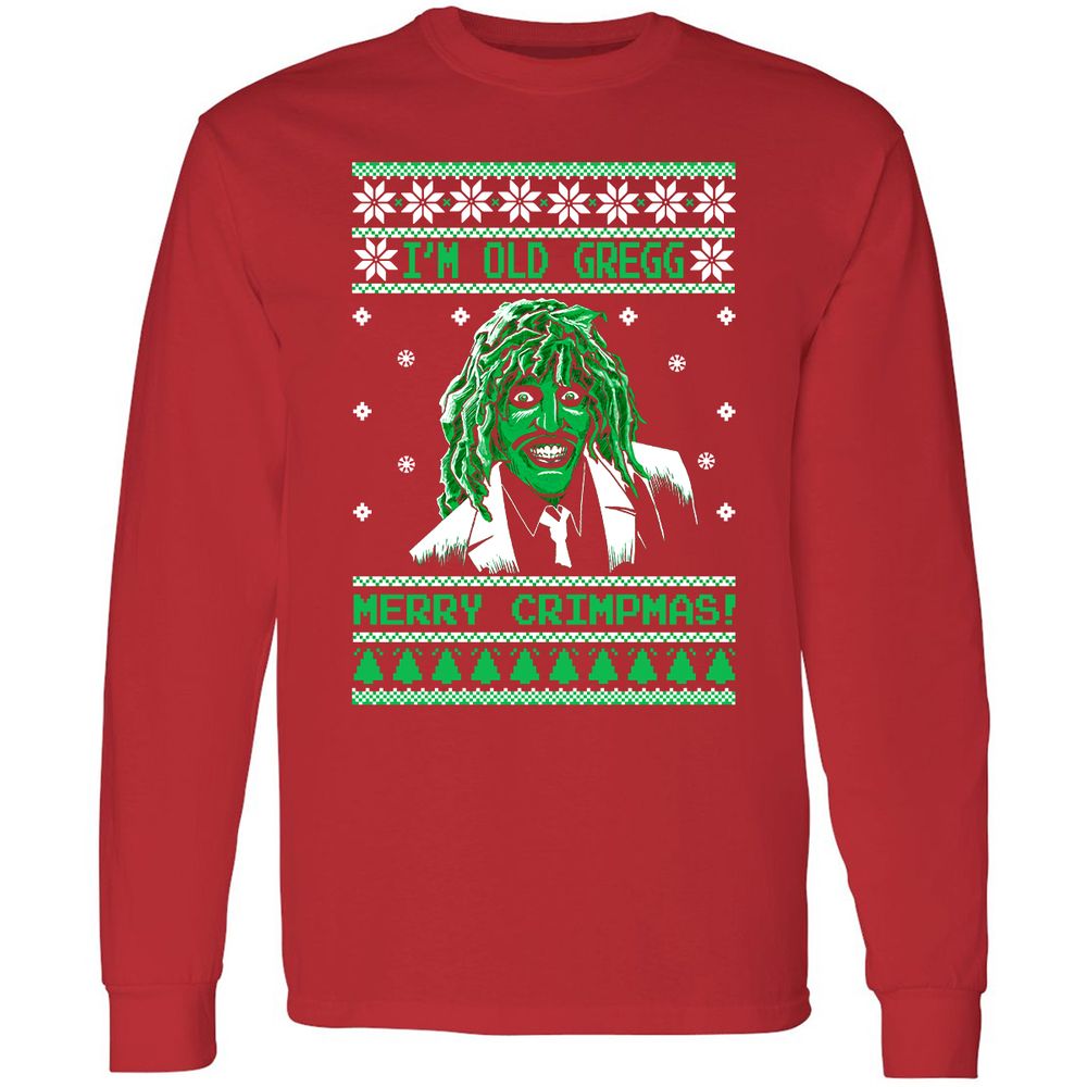 Long Sleeve T-Shirt - Y6DC5ZPH - Red - 14
