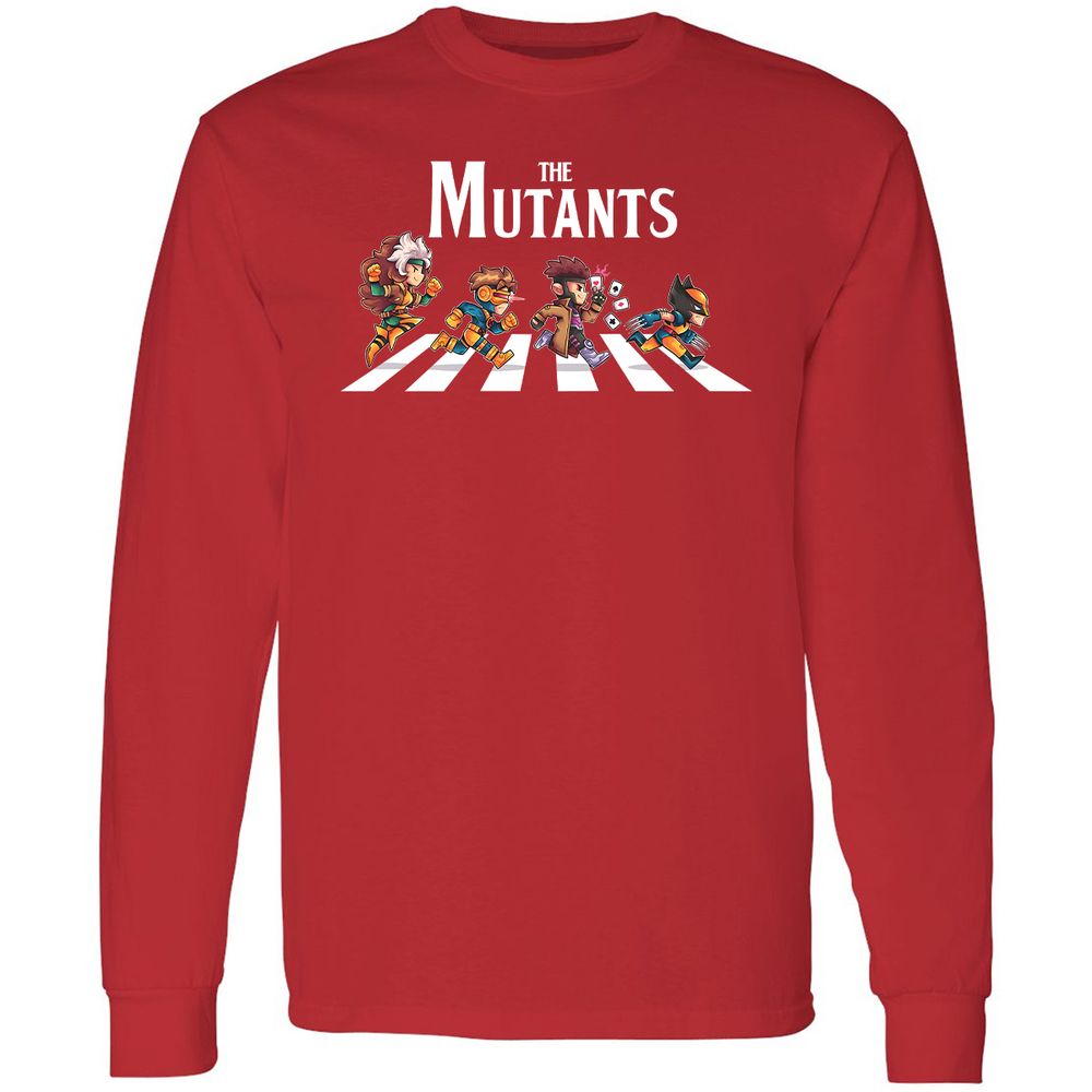 Long Sleeve T-Shirt - HQHS834F - Red - 14