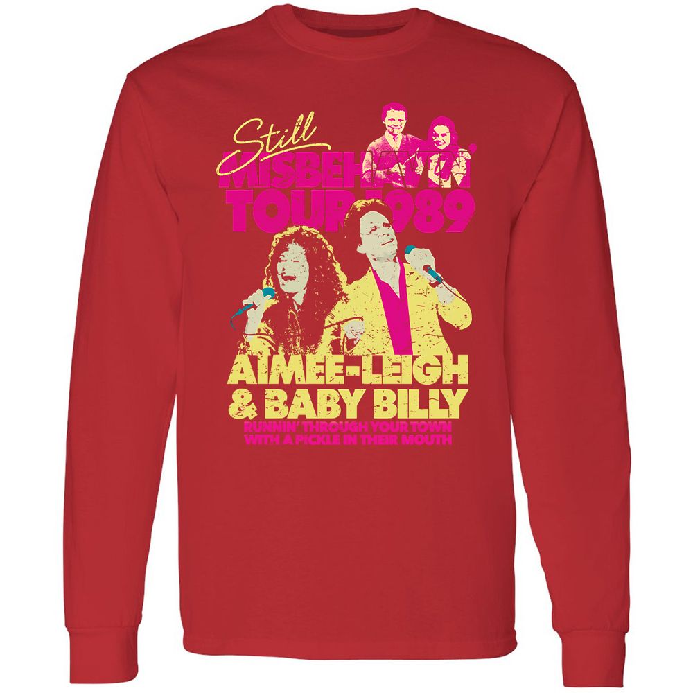 Long Sleeve T-Shirt - M15UR9HJ - Red - 14