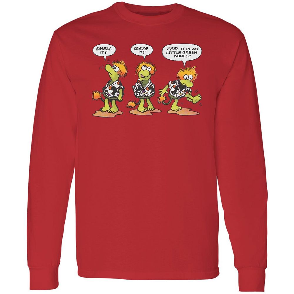 Long Sleeve T-Shirt - 93KX2U9J - Red - 14