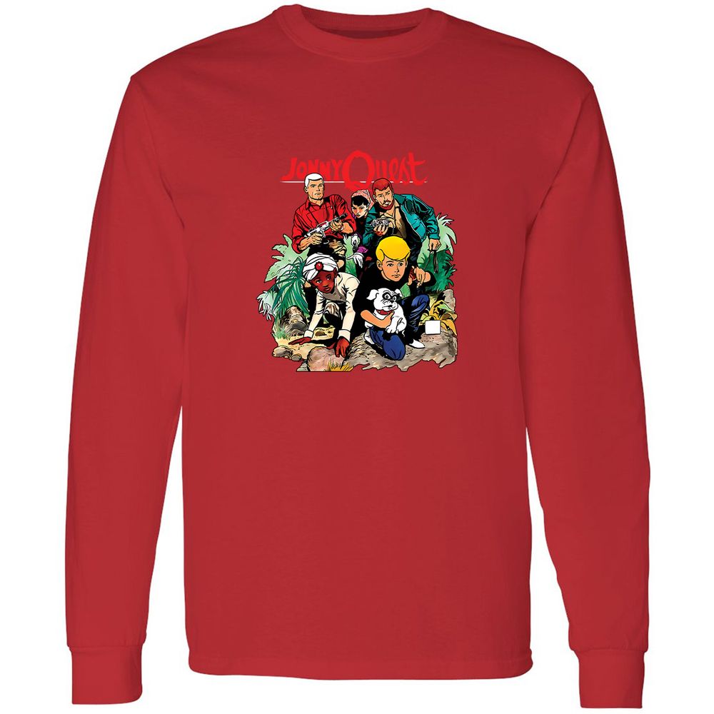 Long Sleeve T-Shirt - 7EQVG73D - Red - 14