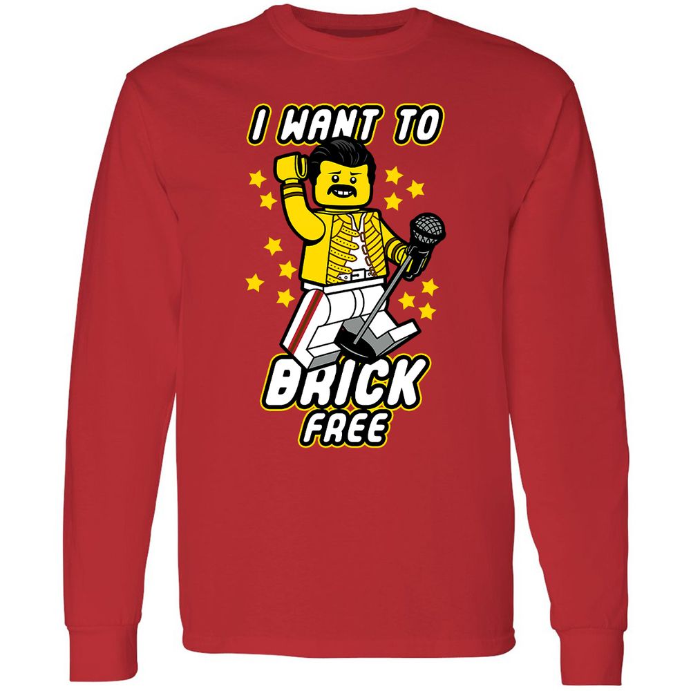 Long Sleeve T-Shirt - WJF8TASY - Red - 14