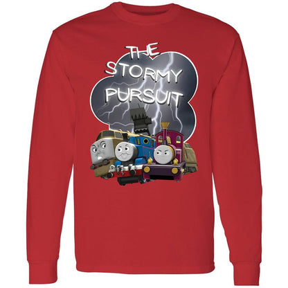 Long Sleeve T-Shirt - YUC9FEZK - Red - 14