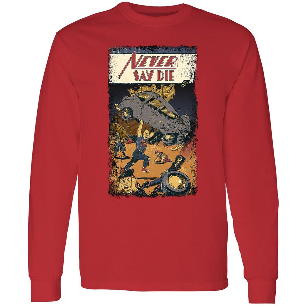 Long Sleeve T-Shirt - SA41AZAH - Red - 14