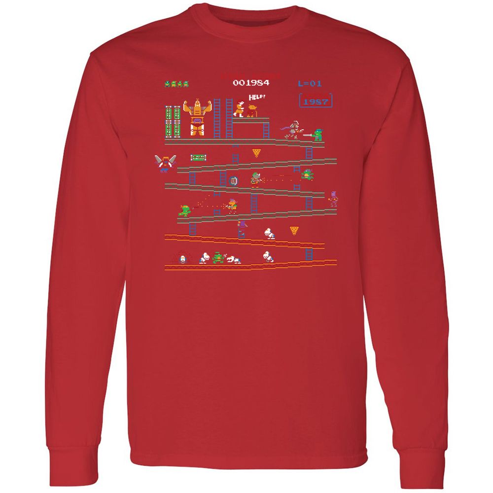 Long Sleeve T-Shirt - JN7Z9AUW - Red - 14