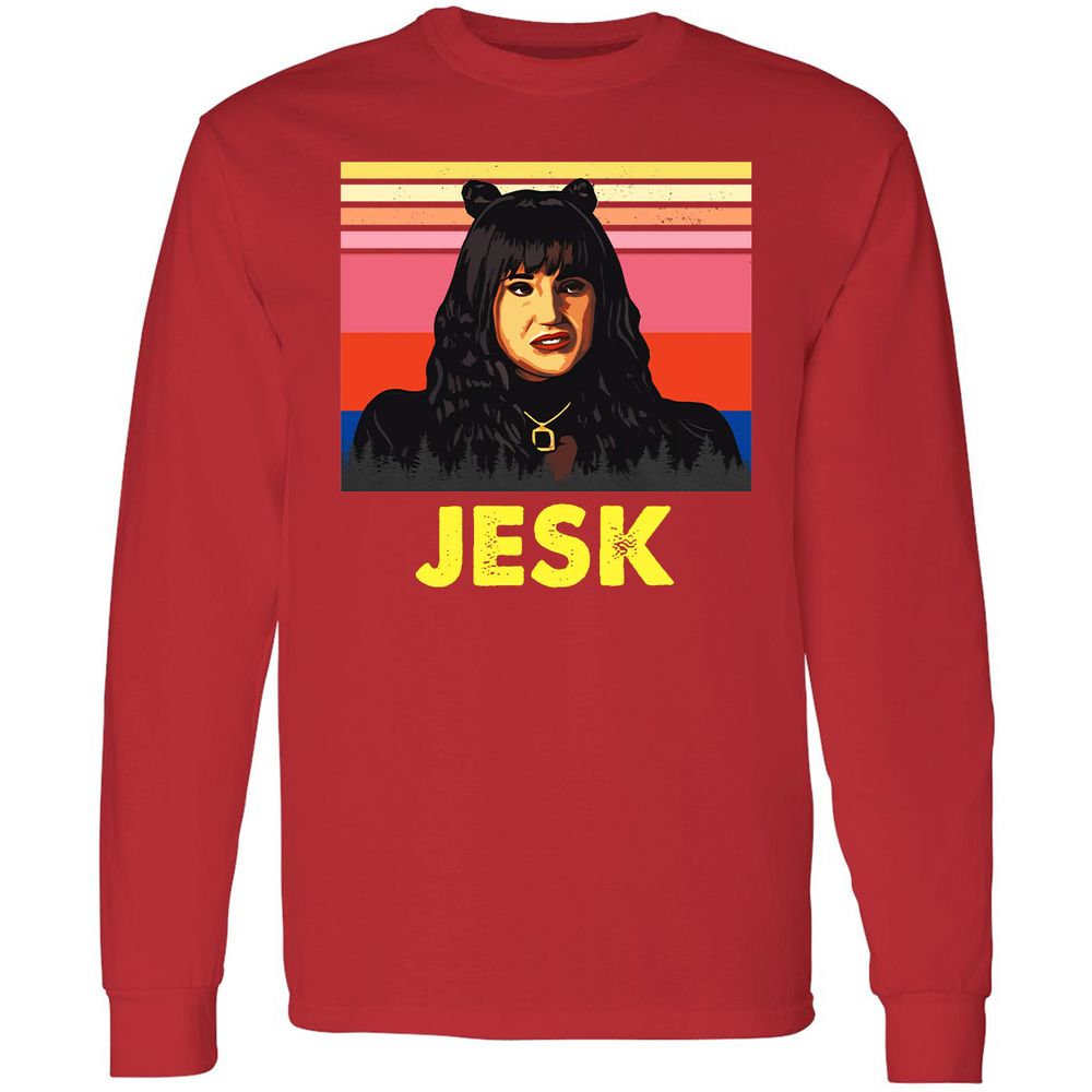 Long Sleeve T-Shirt - 97YN5VLZ - Red - 14