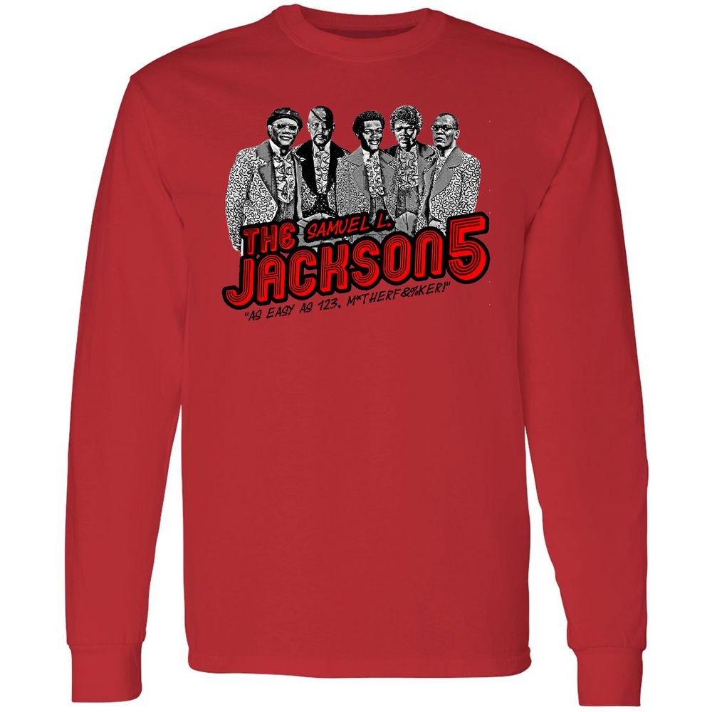 Long Sleeve T-Shirt - GXJSESKK - Red - 14