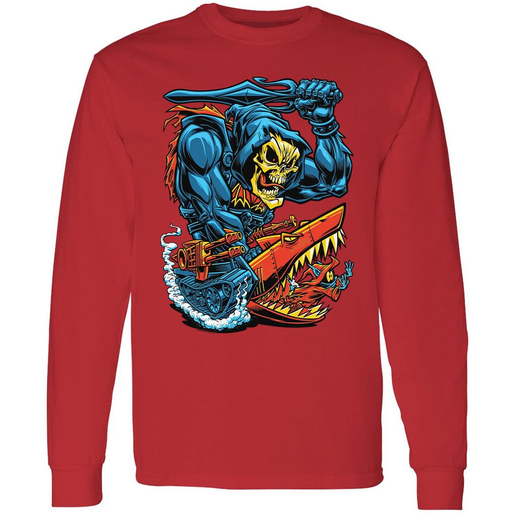 Long Sleeve T-Shirt - NREY14XK - Red - 14