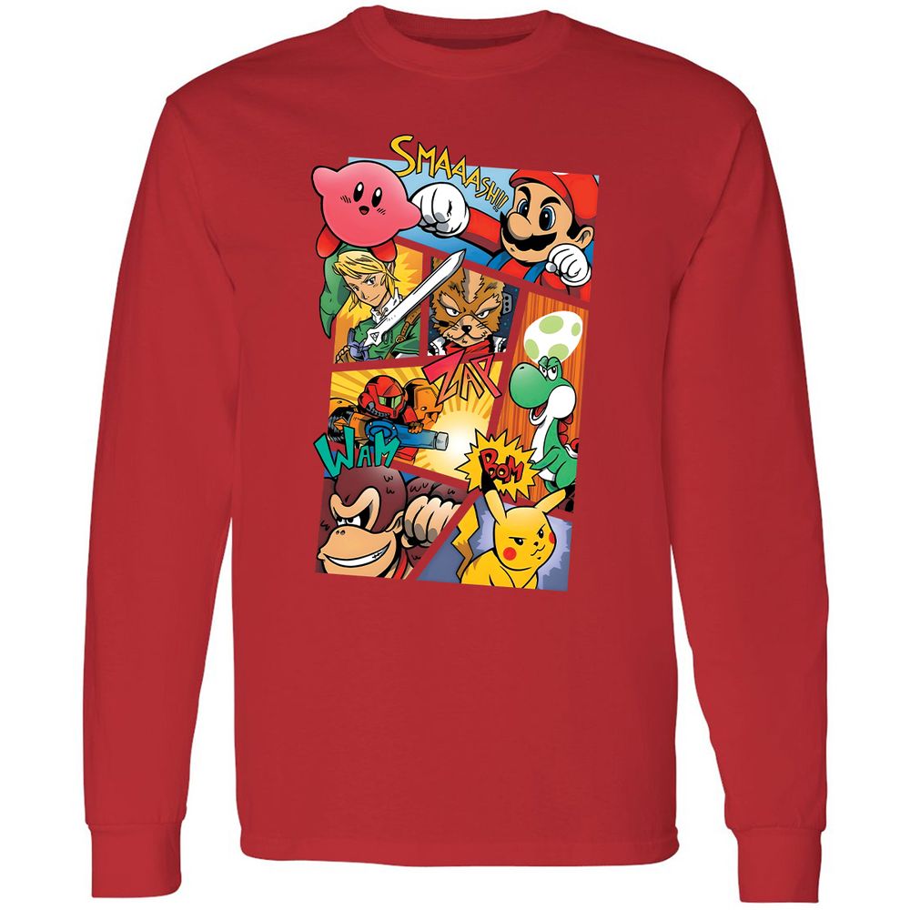Long Sleeve T-Shirt - 7UTEJR31 - Red - 14