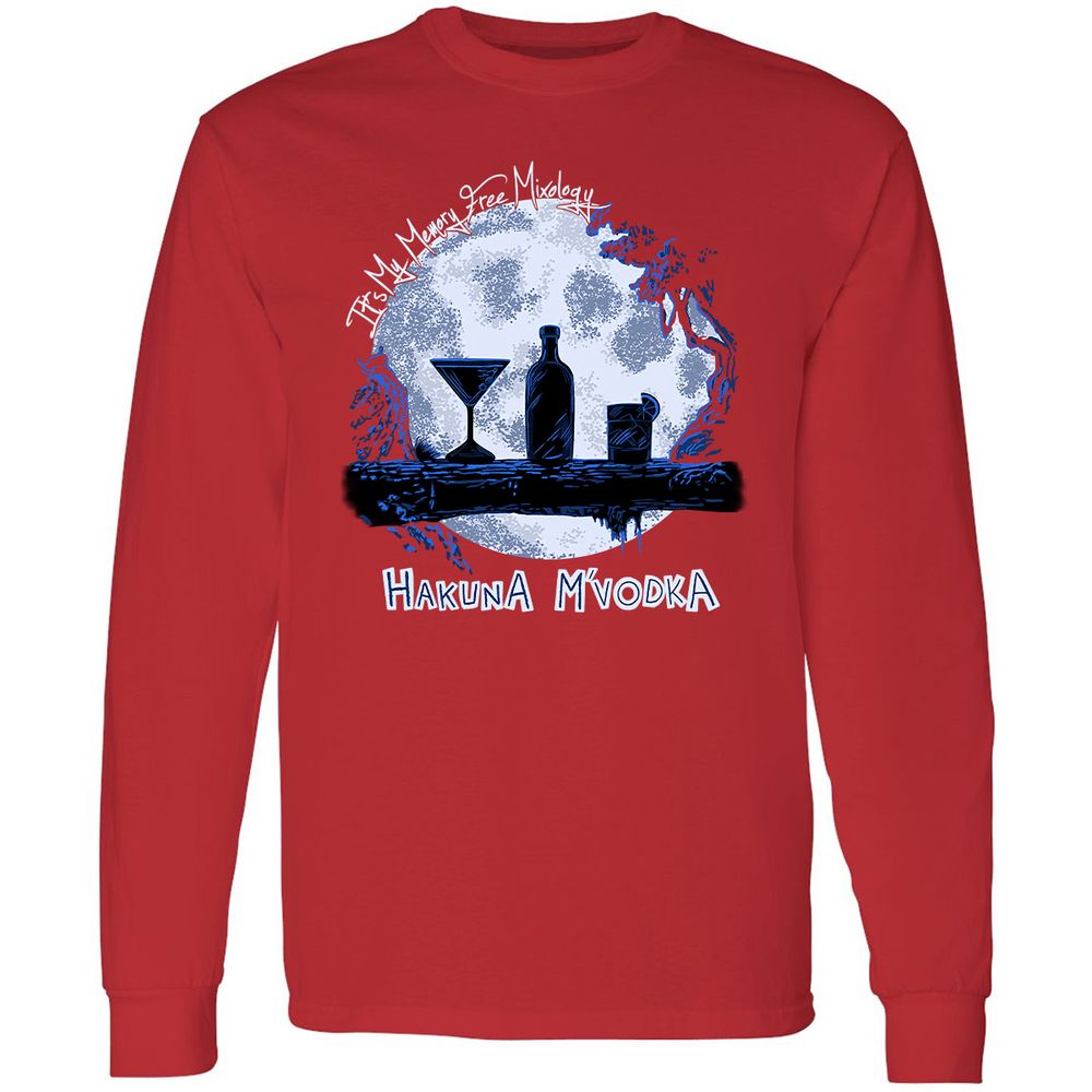 Long Sleeve T-Shirt - 6J982QUR - Red - 14