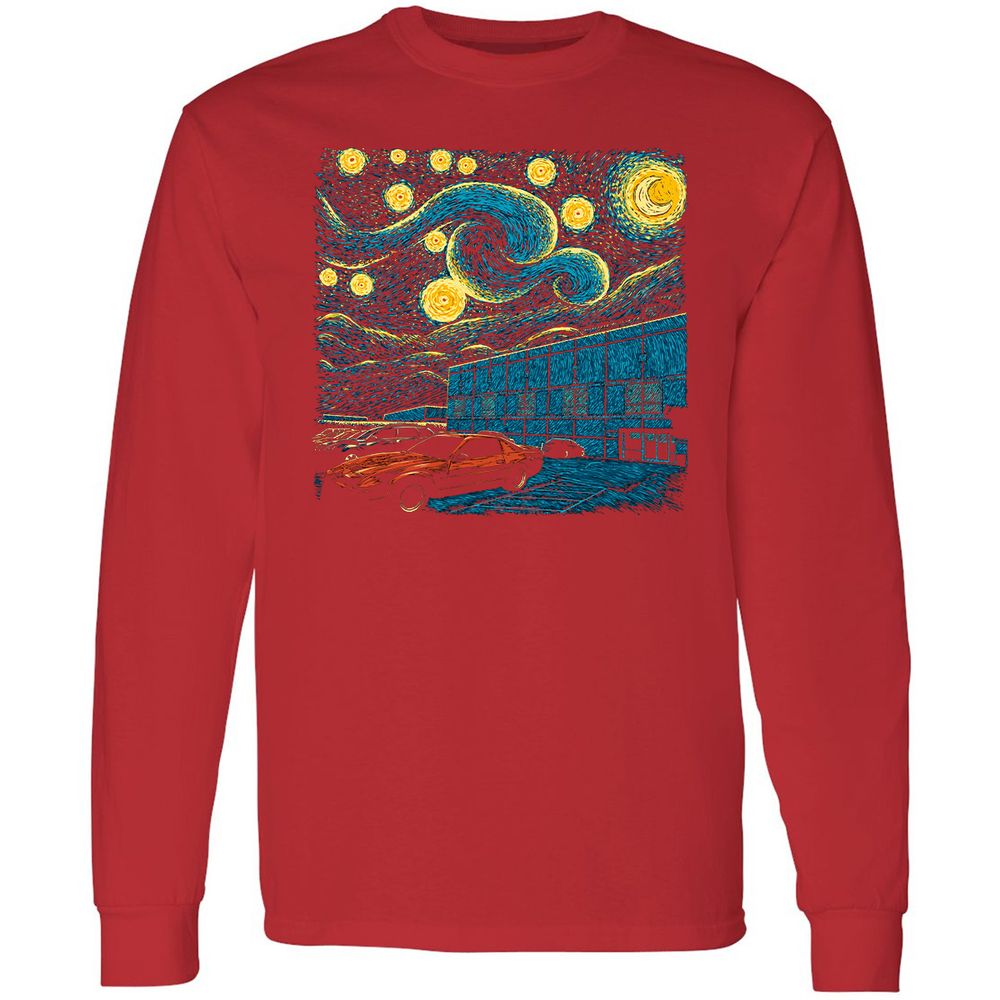Long Sleeve T-Shirt - MYJ7J1DC - Red - 14