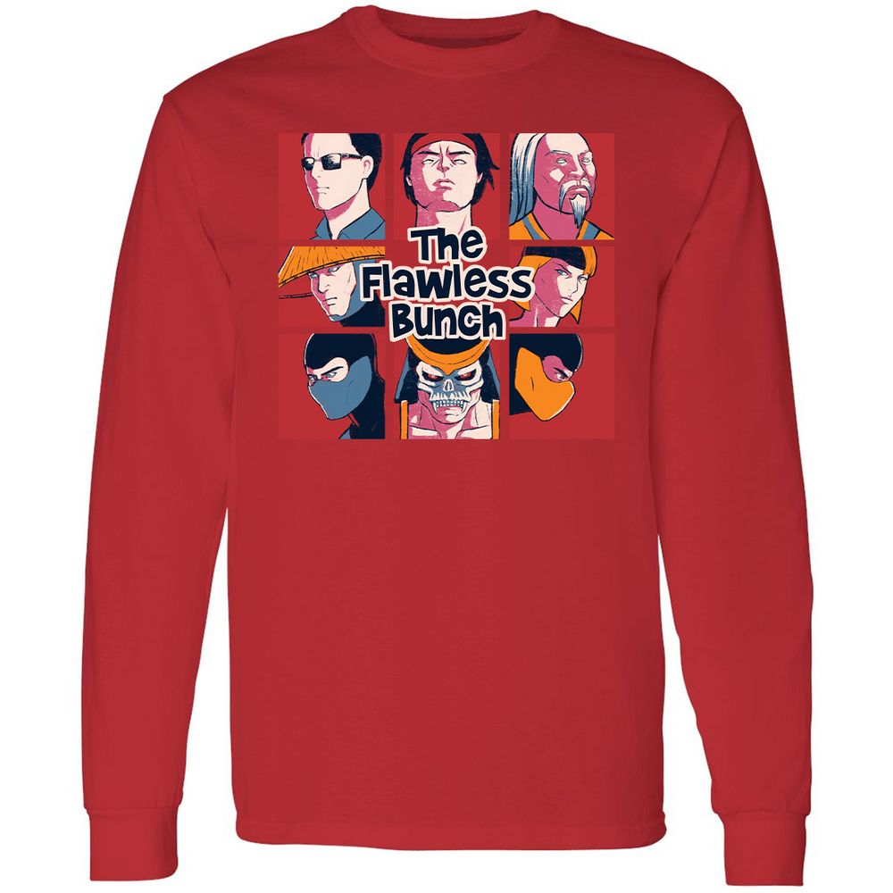 Long Sleeve T-Shirt - B3JDMF3Y - Red - 14