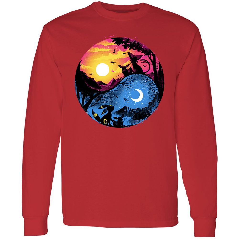 Long Sleeve T-Shirt - JCP4FEF6 - Red - 14