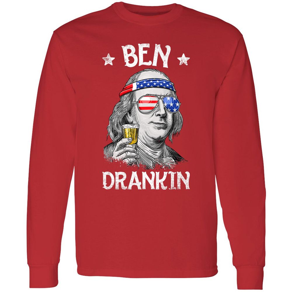 Long Sleeve T-Shirt - VDPNBUEB - Red - 14