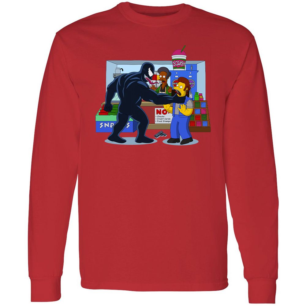 Long Sleeve T-Shirt - BZ5P6JXE - Red - 14