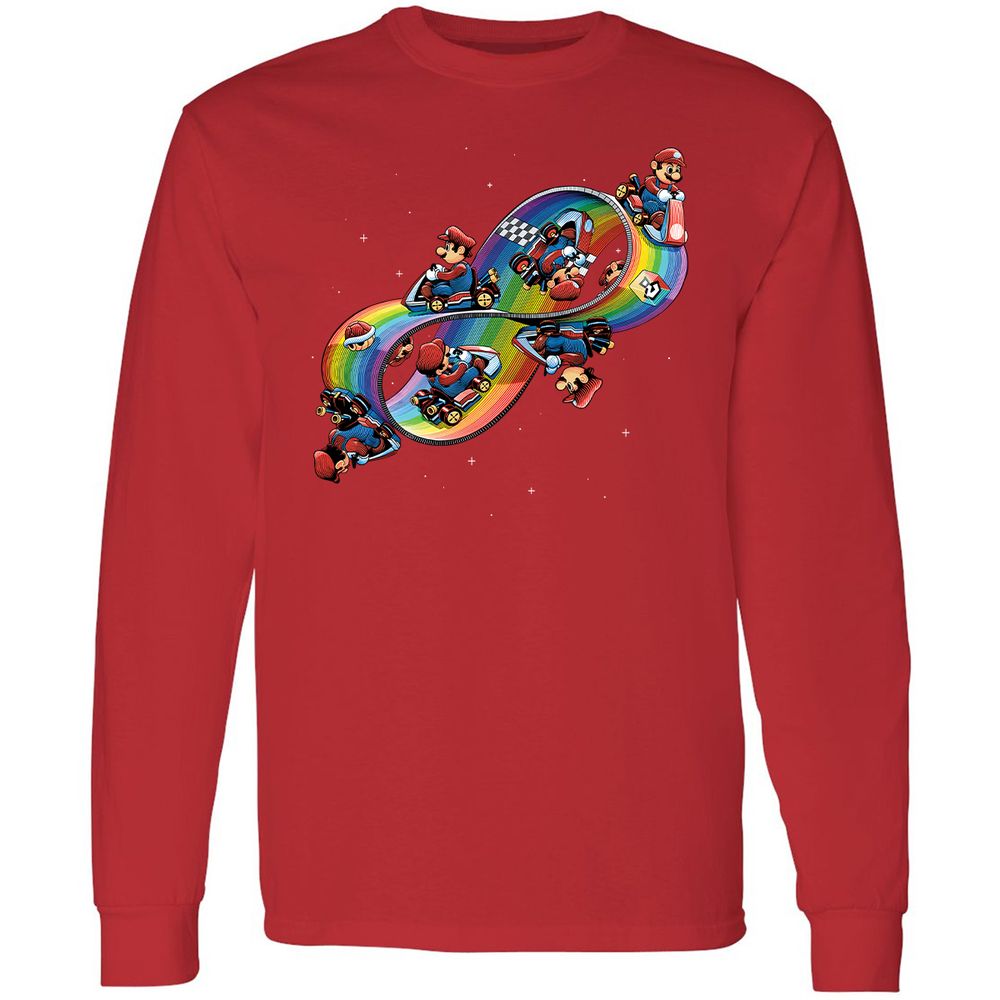 Long Sleeve T-Shirt - 596VSRXH - Red - 14