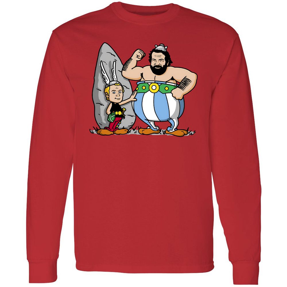 Long Sleeve T-Shirt - 4QMZRHG7 - Red - 14
