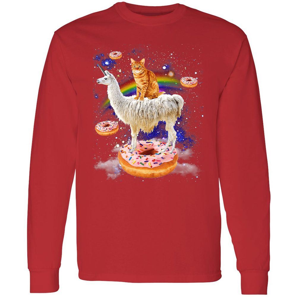 Long Sleeve T-Shirt - 87Y31KSB - Red - 14