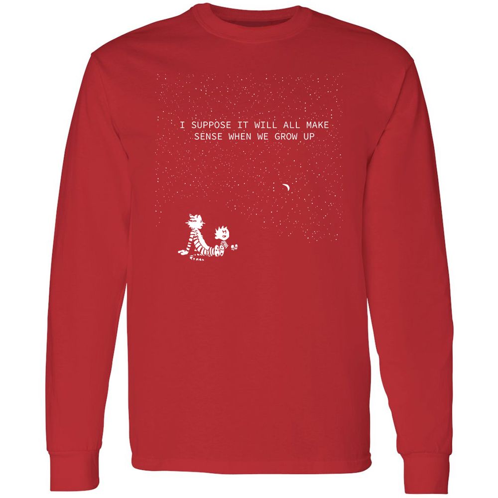 Calvin and Hobbes Stars - Red - 14