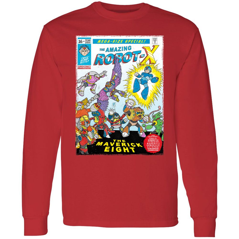 Long Sleeve T-Shirt - 1Q4FUYPH - Red - 14