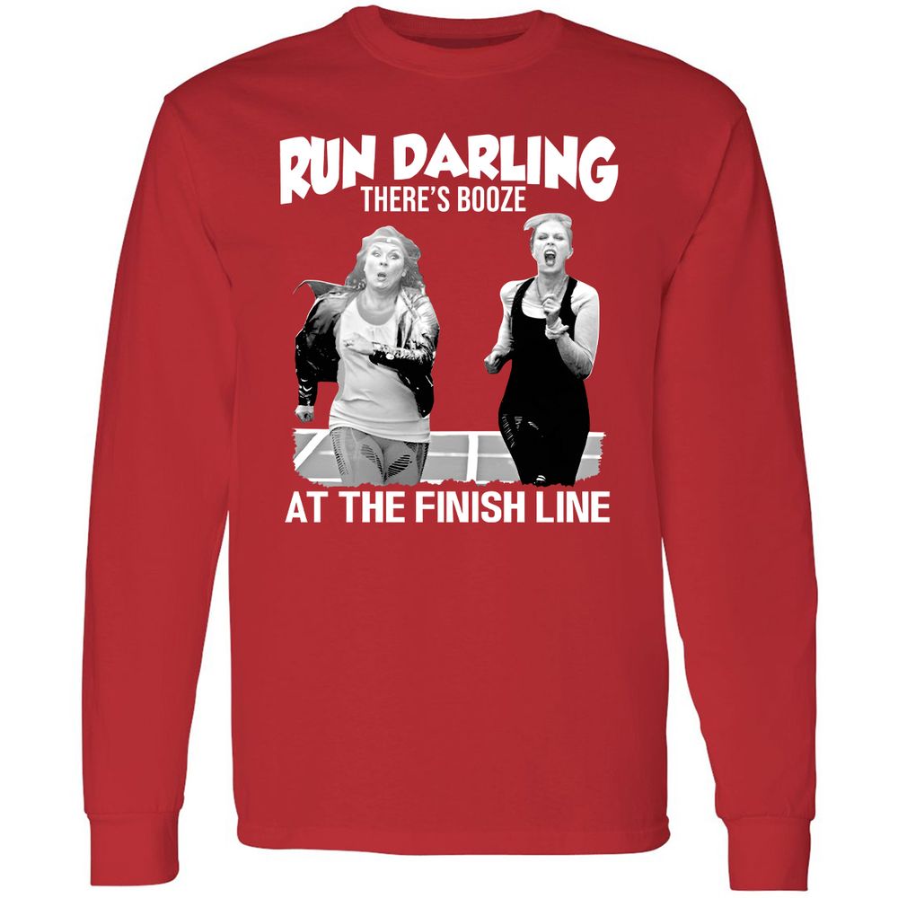 Run Darling Long Sleeve T-Shirt - Red - 14