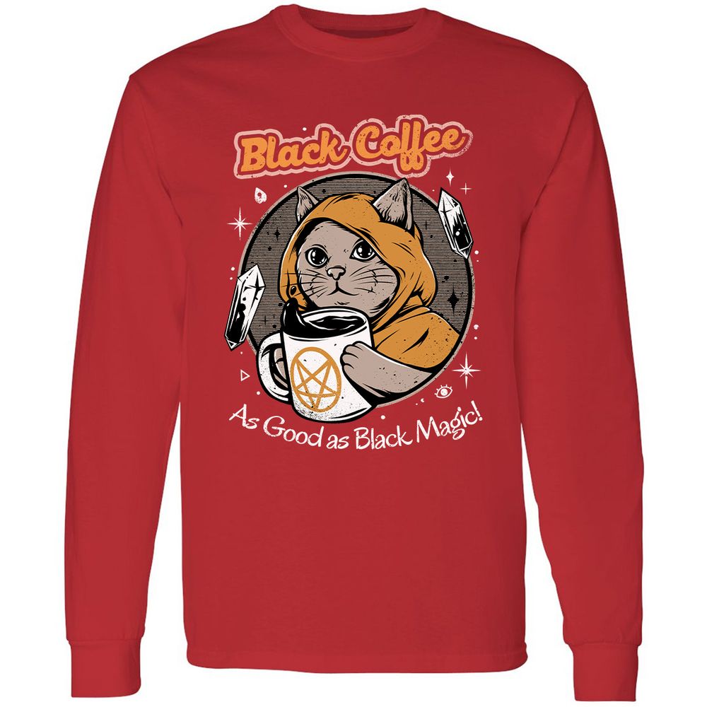 Long Sleeve T-Shirt - FHDZHPJF - Red - 14