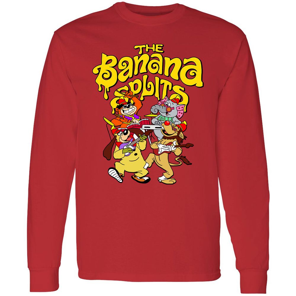 Long Sleeve T-Shirt - KF54AQX5 - Red - 14