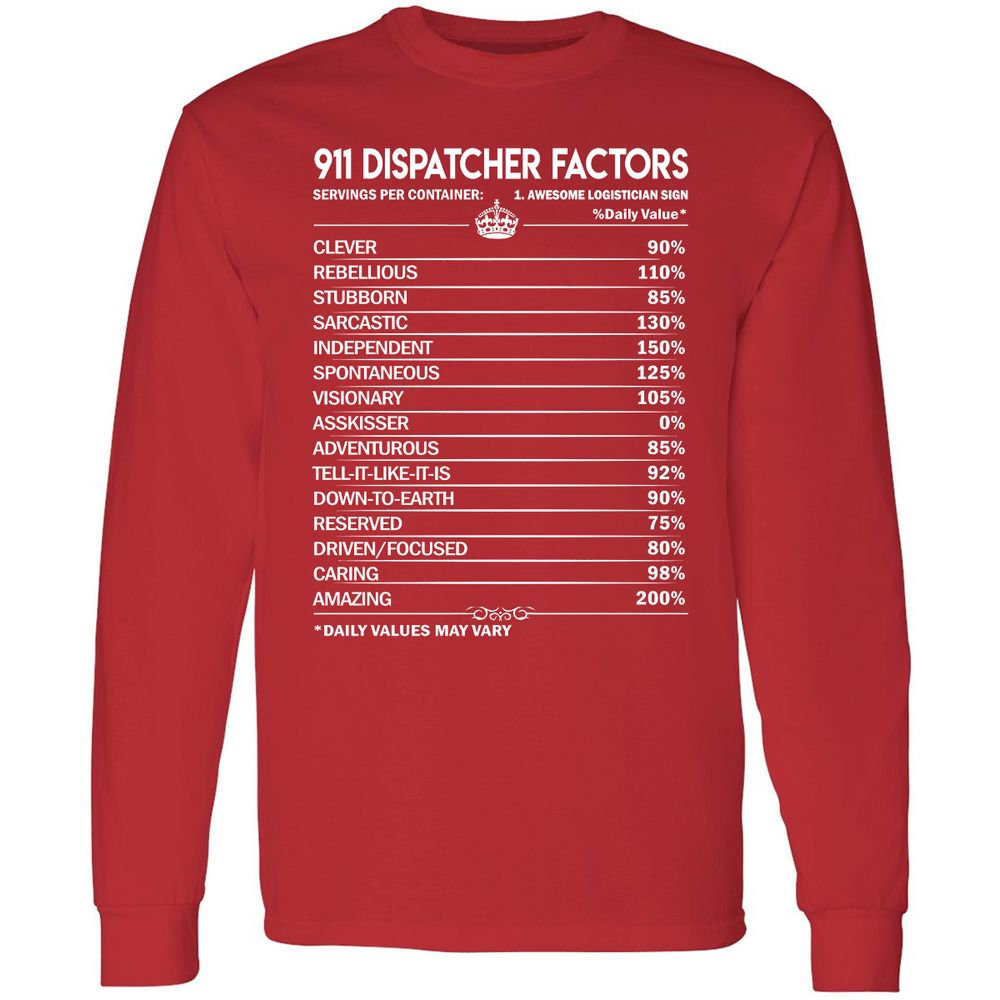 Long Sleeve T-Shirt - N2GZU92U - Red - 14