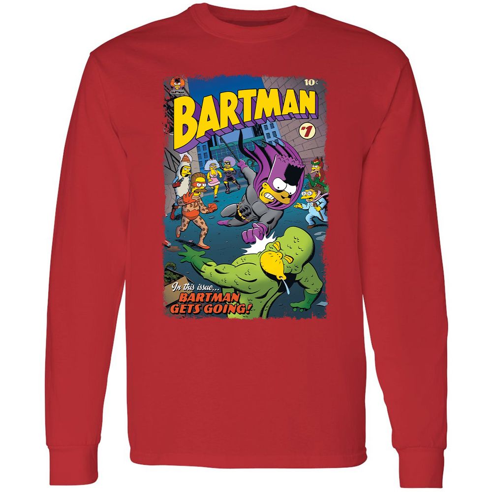 Long Sleeve T-Shirt - 6V74Q9UE - Red - 14