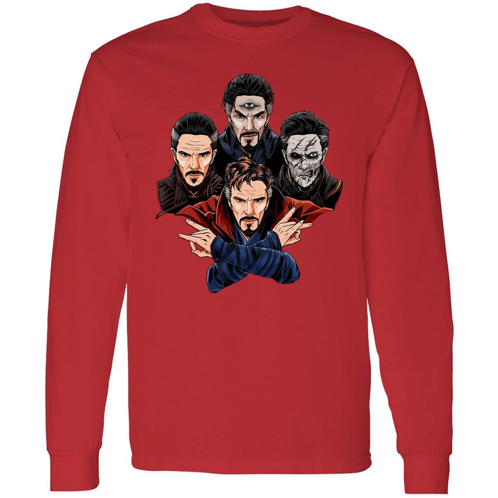 Long Sleeve T-Shirt - AZRA7AEW - Red - 14