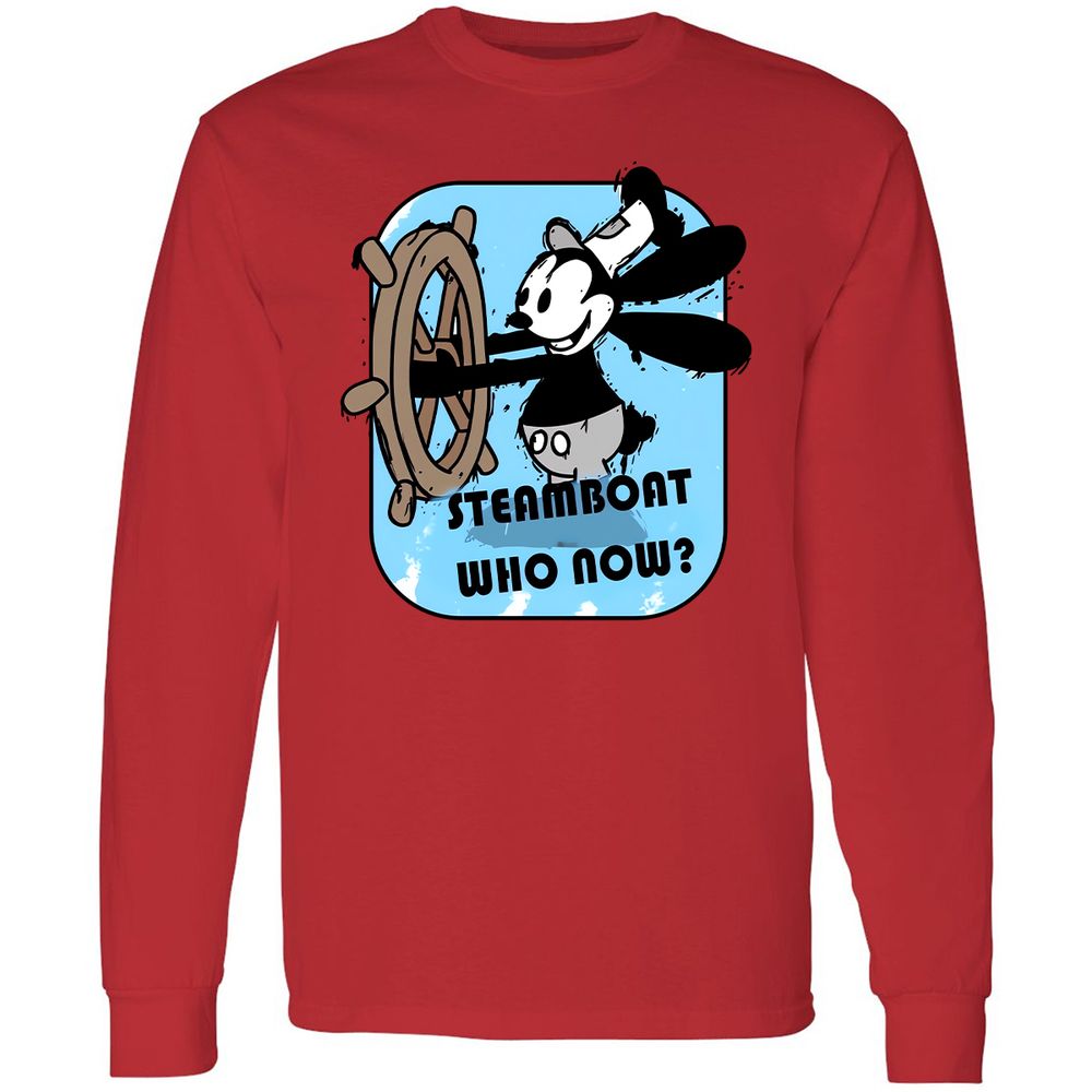 Long Sleeve T-Shirt - HDWKAMFA - Red - 14