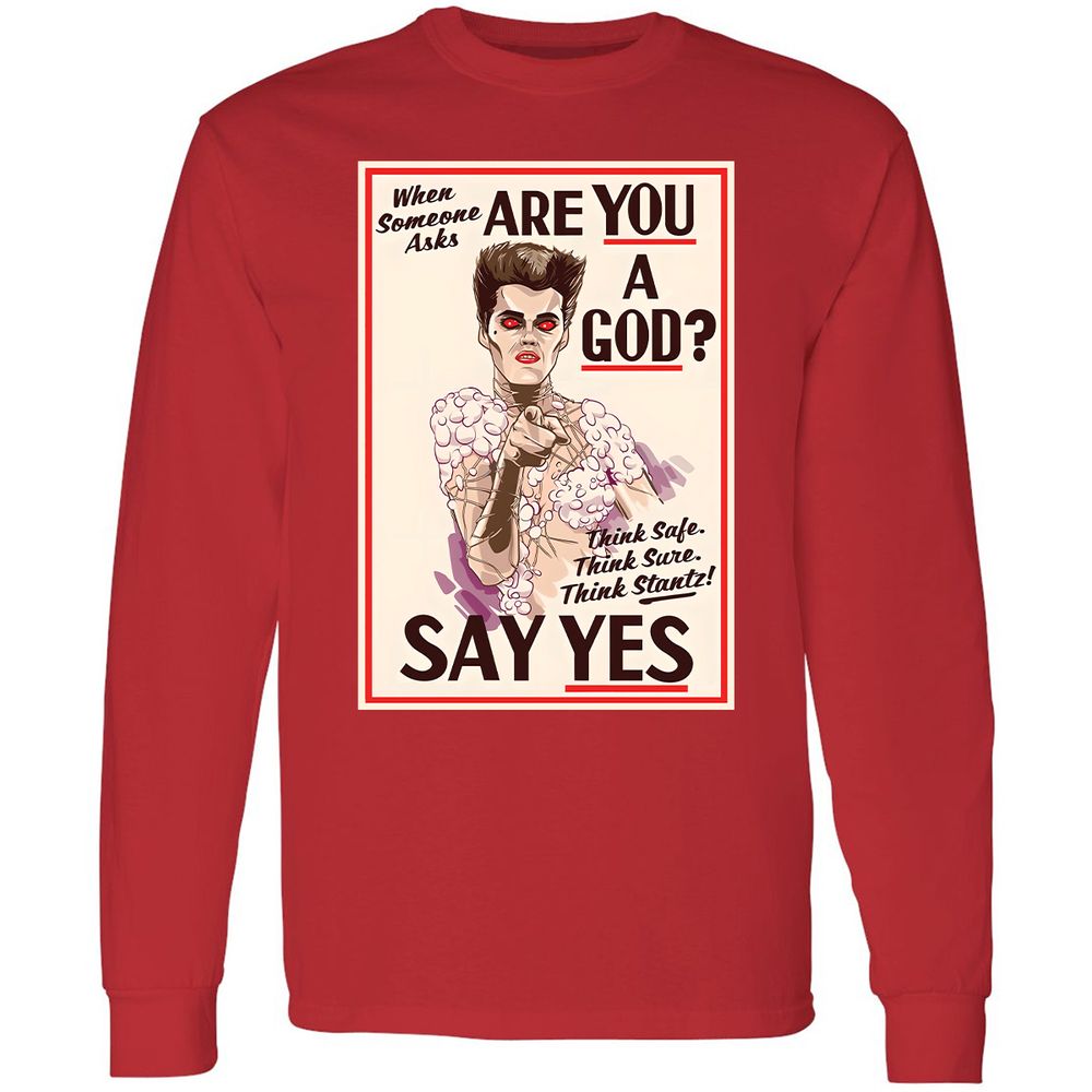 Long Sleeve T-Shirt - GQP7K1SV - Red - 14