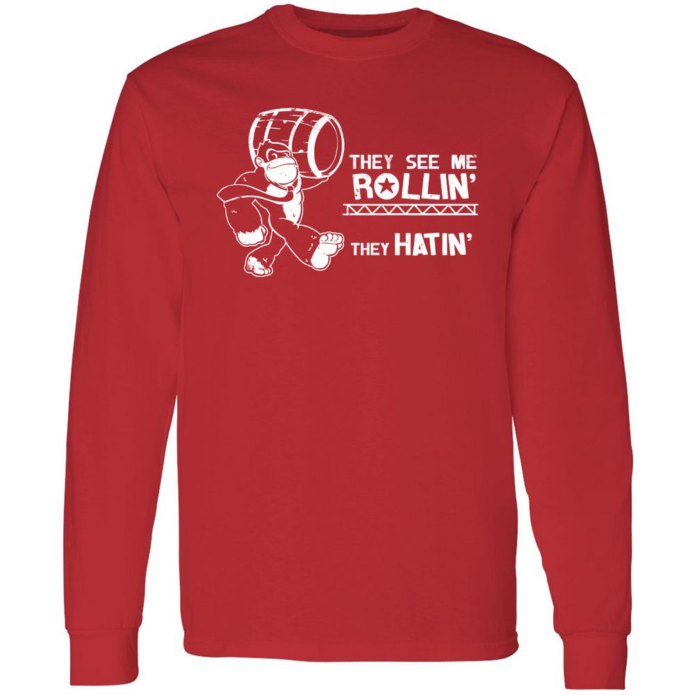 Long Sleeve T-Shirt - LZ3T2EHB - Red - 14