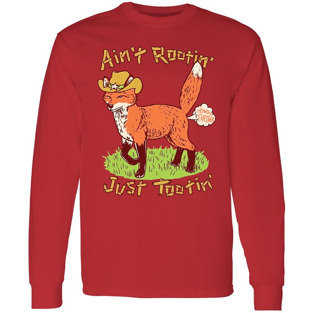 Long Sleeve T-Shirt - BB3M6VX6 - Red - 14