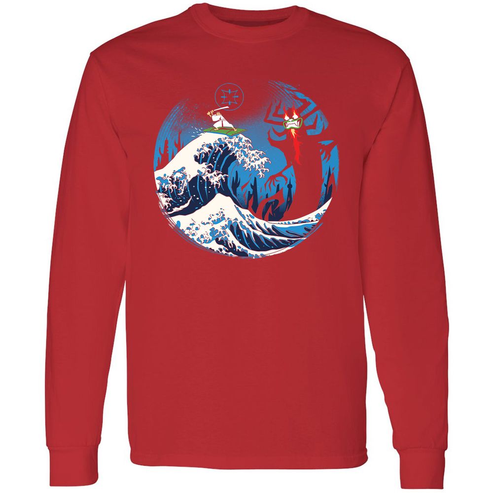 Long Sleeve T-Shirt - 68FD9F8U - Red - 14