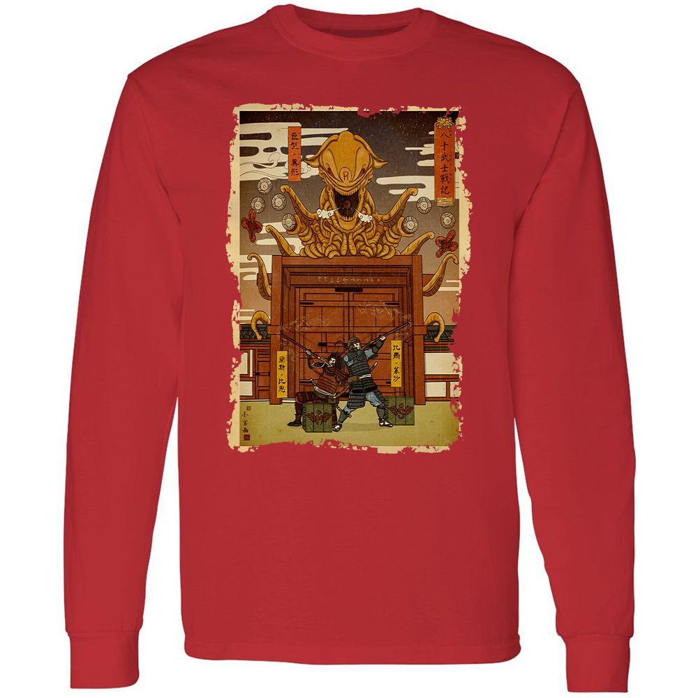 Long Sleeve T-Shirt - 7TZQVQ23 - Red - 14