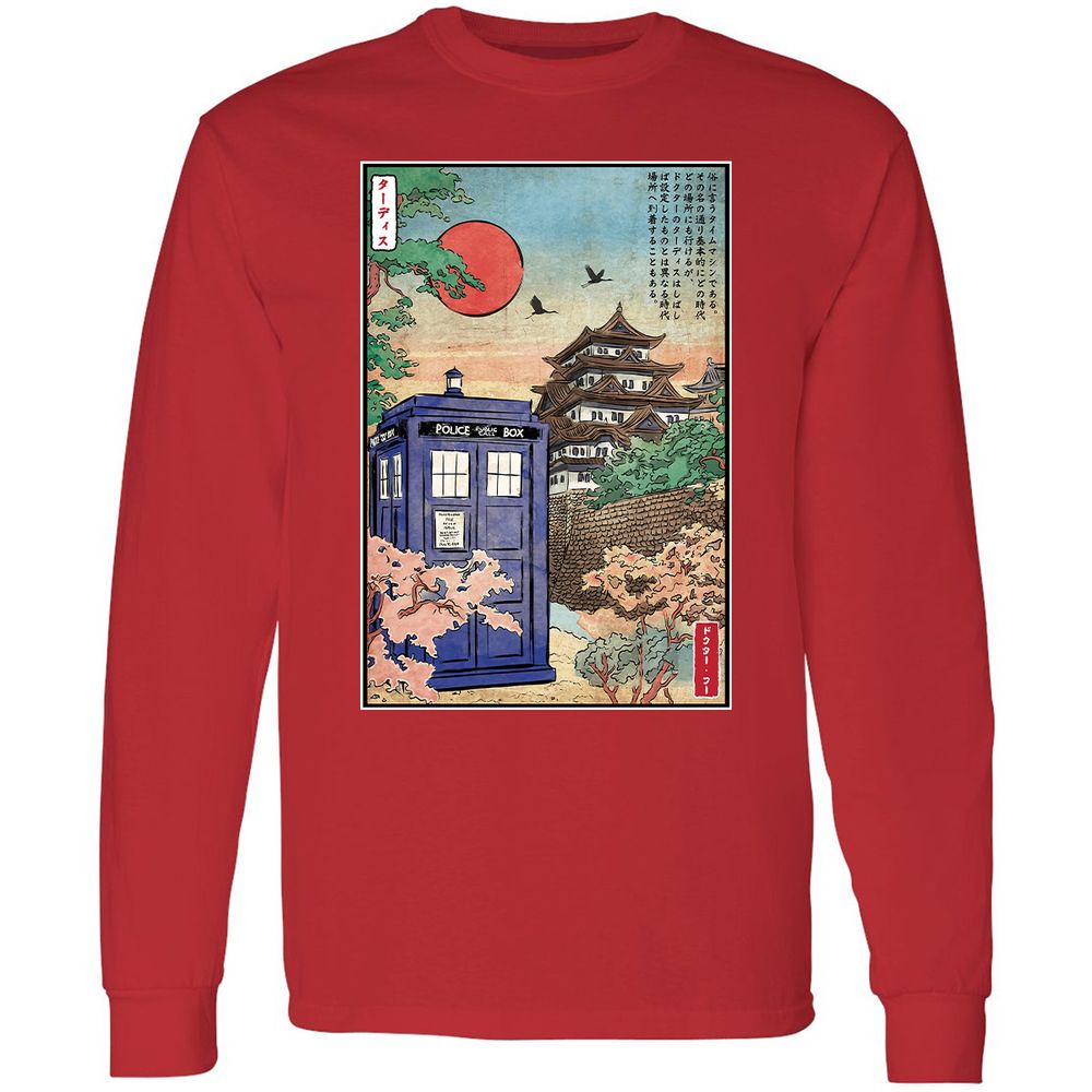 Long Sleeve T-Shirt - 825XUB3S - Red - 14