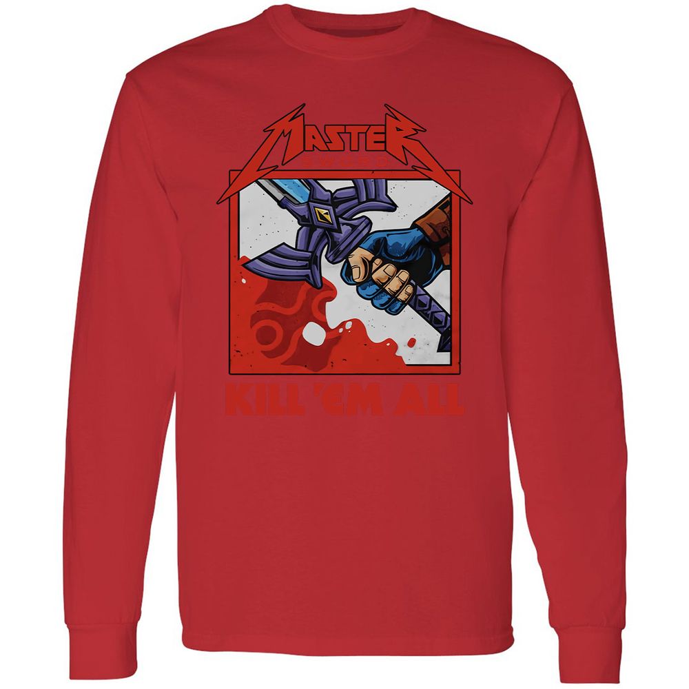Long Sleeve T-Shirt - ABVFSN4Y - Red - 14