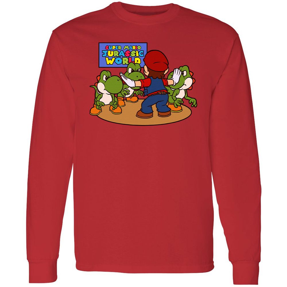 Long Sleeve T-Shirt - AEXEXE1T - Red - 14