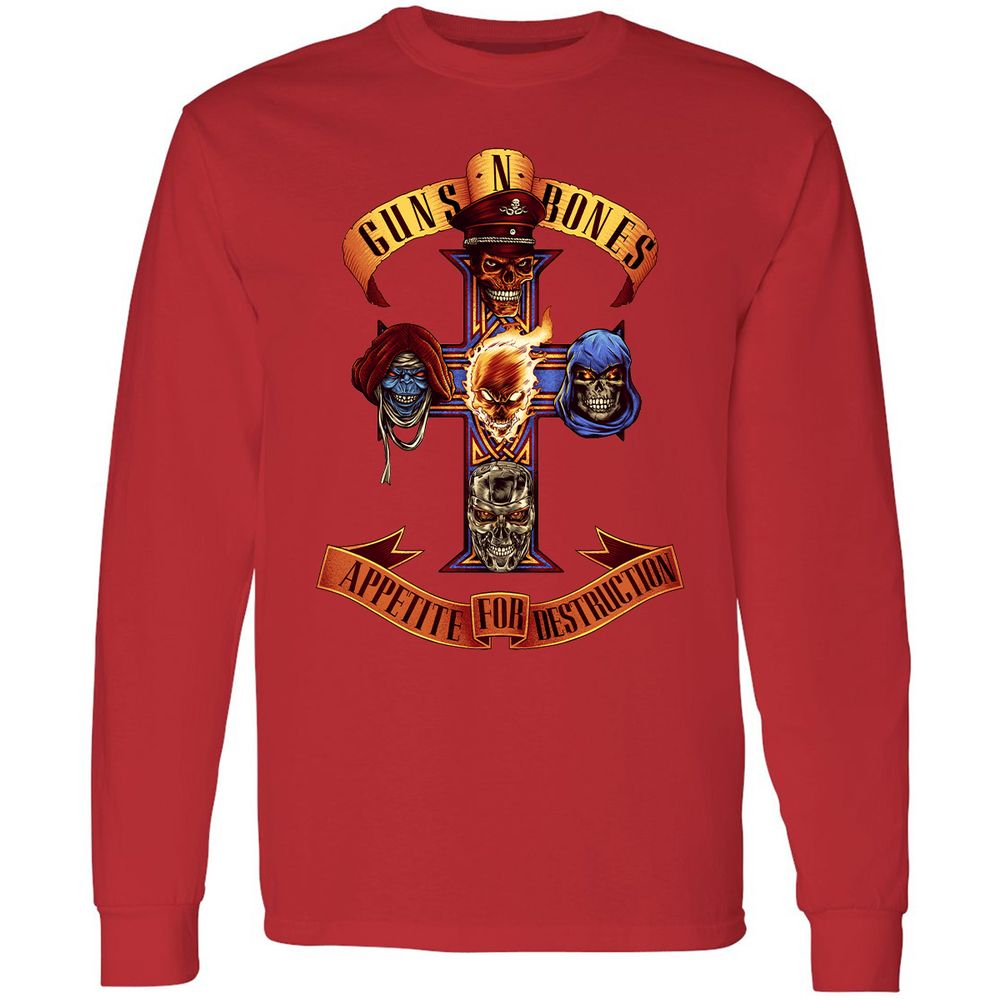 Long Sleeve T-Shirt - ZNNFA47D - Red - 14