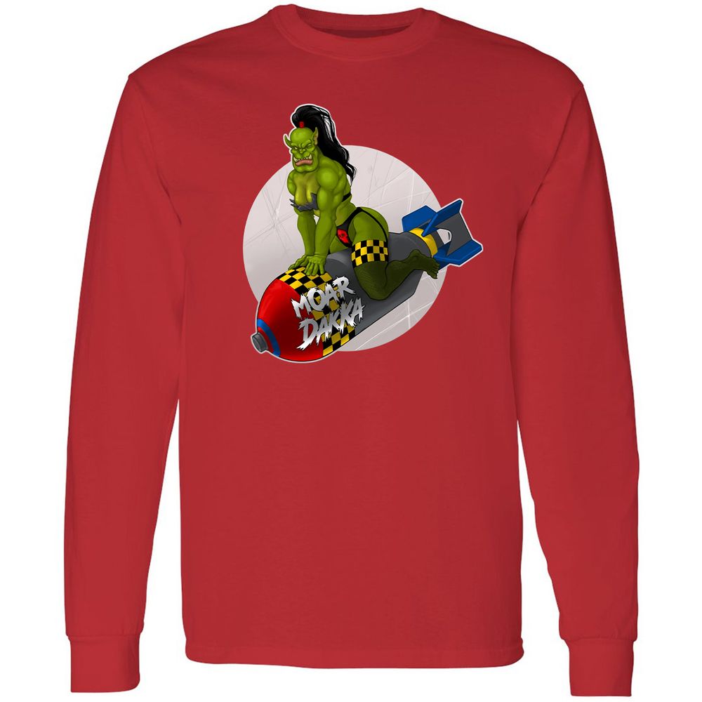 Long Sleeve T-Shirt - TUKBLHPP - Red - 14