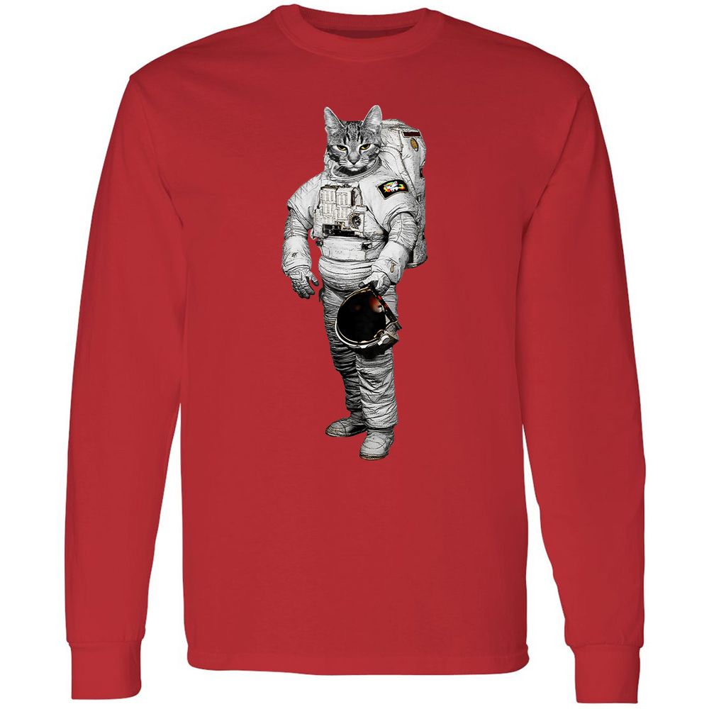 Long Sleeve T-Shirt - PRR7HJ2M - Red - 14